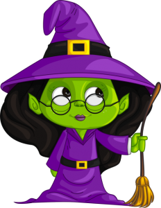 a halloween witch